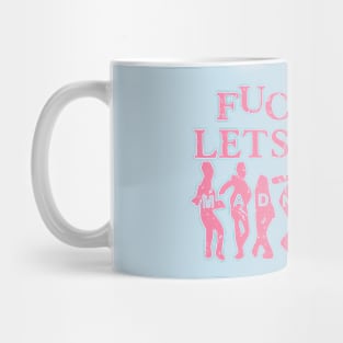 Madness - Lets Dance 80s Vintage Retro Collector Pink Mug